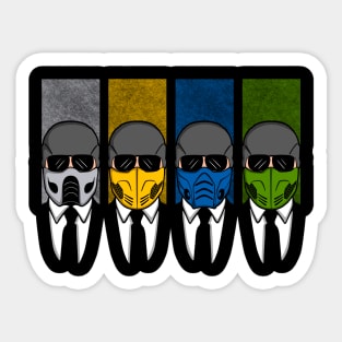Kombat Dogs Sticker